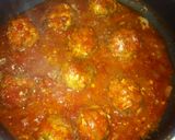 A picture of step 8 of Italian Meatball Spaghetti.
