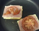 A picture of step 7 of Fantabulous Grilled Ham And Cheese With The Wizzzzz N American.