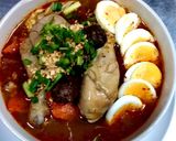 รูปขั้นตอนการทำที่ 8 ของ เส้นเล็กน้ำไก่ตุ๋น