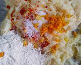 A picture of step 1 of Aloo Rosti with kheera curd.