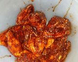A picture of step 1 of Super Hot Barbecued Wings.