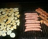 A picture of step 5 of Aussie BBQ ( minus the lamb).