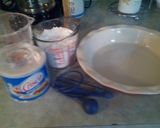 A picture of step 1 of Sunshine's Homemade Coconut Cream Pie.