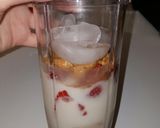 A picture of step 1 of Ashlee's Peanut Butter Cup Smoothie.