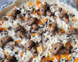 Une image de l'étape 3 de Tarte butternut et champignons fantôme 👻🎃.