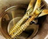 A picture of step 4 of Pacific Saury Bones Soaked in Sake (Horse Mackerel or Sardines are OK too).