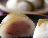 A picture of step 12 of White Sakura Mochi (Cherry Blossom Rice Cakes).