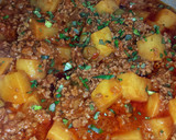 A picture of step 7 of Azie's Picadillo.
