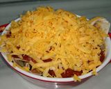 A picture of step 3 of Ham And Cream Cheese Enchiladas.