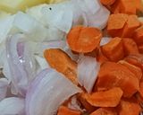 A picture of step 1 of Masala Bread Croutons Upma for Tiffin.
