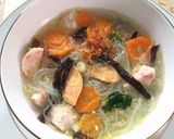Foto langkah ke 5 dari resep 🍲 Sup Bijag (Bihun Jagung).