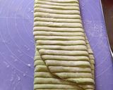 A picture of step 6 of Homemade Udon Noodles Made With Matcha Aojiru.