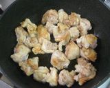 A picture of step 4 of Sweet and Sour Pork Taiwan Style Chicken in Pineapple Vinegar Sauce.