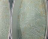 A picture of step 4 of Steamed Bánh Cốm (Vietnamese Green Rice Cake).