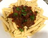 Penne pasta with meat ball sauce recipe step 8 photo