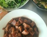 Hình bước làm 4 của món Củ sen kho thịt