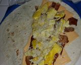 A picture of step 3 of Cast Iron Breakfast Quesadillas for Two.