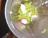 A picture of step 2 of Green chutney how to save in freezer to save your time..