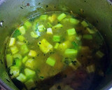 Foto del paso 10 de la receta: Sopa de verduras con pencas de coliflor y jarrete de cordero
