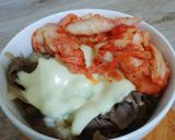 泡菜起司牛丼飯的食譜步驟9照片