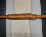 A picture of step 1 of Pinwheel Sandwich - Butter & Jam.