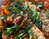 A picture of step 3 of Tomato salad/ appetiser.