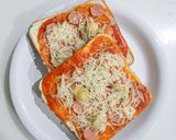 Gambar langkah 3 resipi Pizza Segera.