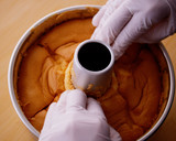 A picture of step 15 of Easy Cake Recipe! How to make Basic Chiffon Cake.