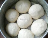 Foto langkah ke 6 dari resep Roti sobek isi coklat (eggless).