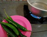 Foto langkah ke 1 dari resep Tumis Cabe Ijo.