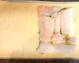 A picture of step 2 of Closed white fish pie in Pesto sauce.