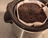 A picture of step 4 of Vegan Chocolate Cake in a Mini Crockpot.