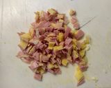Foto del paso 1 de la receta: Ensalada de repollo, lechuga, jamón cocido y queso