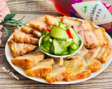 脆皮燒肉佐涼拌小黃瓜的食譜步驟6照片