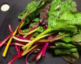 A picture of step 1 of Swiss Chard With Sesame Sauce.