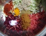Multigrain mix veggie parathas recipe step 2 photo