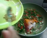 A picture of step 6 of Green Chana Sabji.