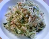 A picture of step 5 of Tuna-mayo Soy Sauce Cabbage and Spinach.
