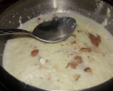 A picture of step 1 of Almond ice - cream.