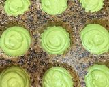 Foto langkah ke 5 dari resep Buttercake Pandan Ketan Hitam.