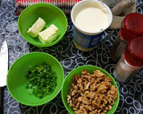 Foto del paso 1 de la receta: Fideos cintas con crema de nueces