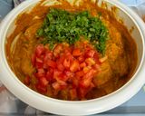 A picture of step 1 of Instant Pot Chicken Curry.