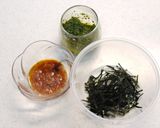 A picture of step 2 of Ume and Shiso Leaf Genovese Pasta.