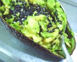 A picture of step 3 of Just a Few Dishes to Wash!! Avocado Pasta with Sesame Salt.