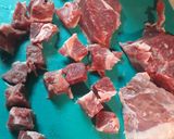 A picture of step 3 of Poke meets Congee.
