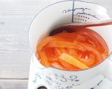 A picture of step 6 of Sparkling Candied Grapefruit Peel.