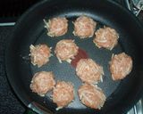 A picture of step 4 of Bean Sprouts Meatballs in Chinese An Sauce.