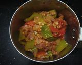 A picture of step 4 of Capsicum Chutney / Capsicum tomato chutney recipe - Best Side dish for Idly.