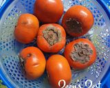 A picture of step 2 of Persimmon Shrikhand.