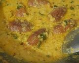 A picture of step 4 of Kofta sabji.